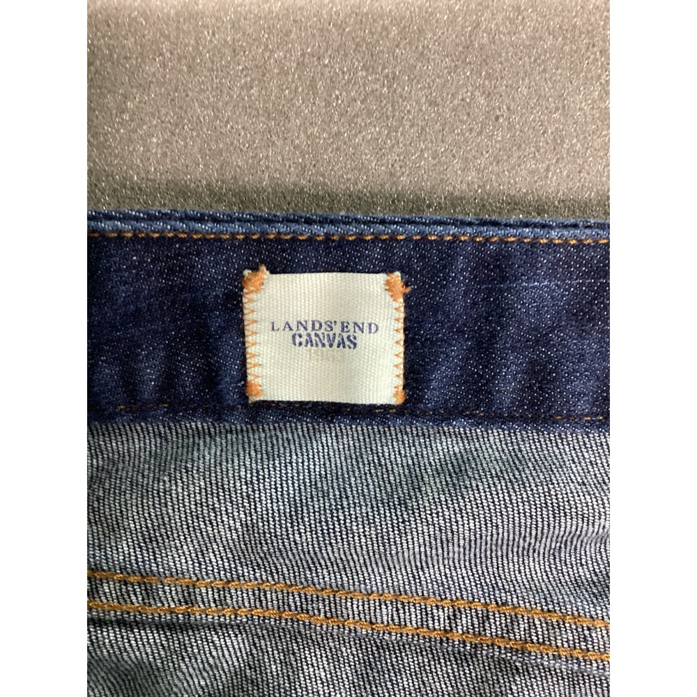 Lands End Women's Canvas Jeans Sz 29 Mid Rise(measures 32 x 26) Slim Leg - Picture 4 of 9